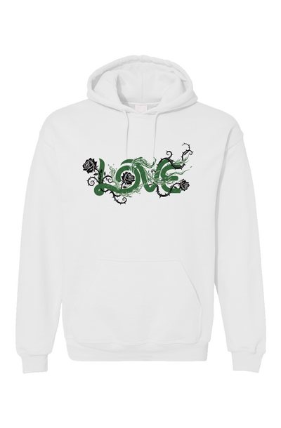 Love/Black roses Full Length Hoodie
