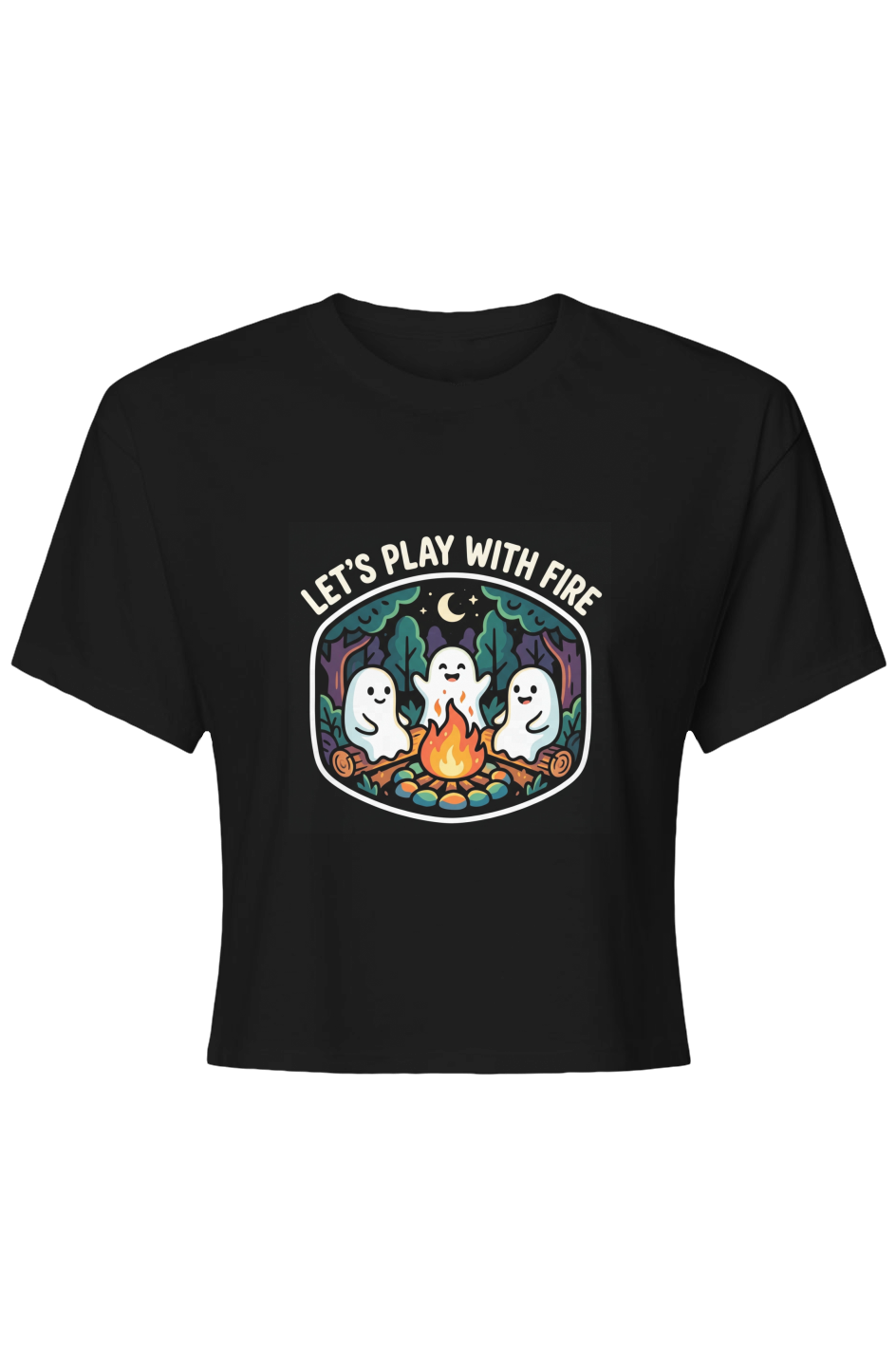 Let's Play with Fire Women's Crop Top