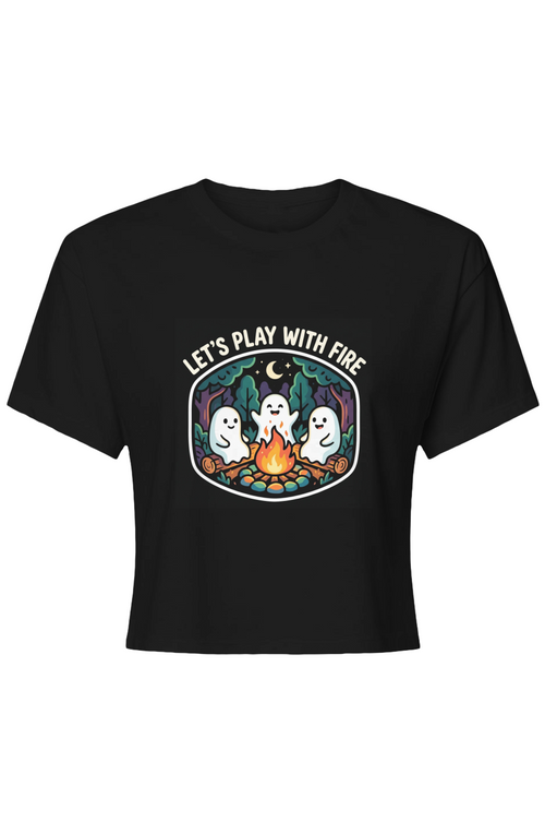 Let's Play with Fire Women's Crop Top