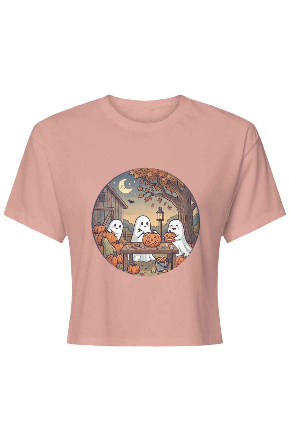 Pumpkin Carving Crop Top