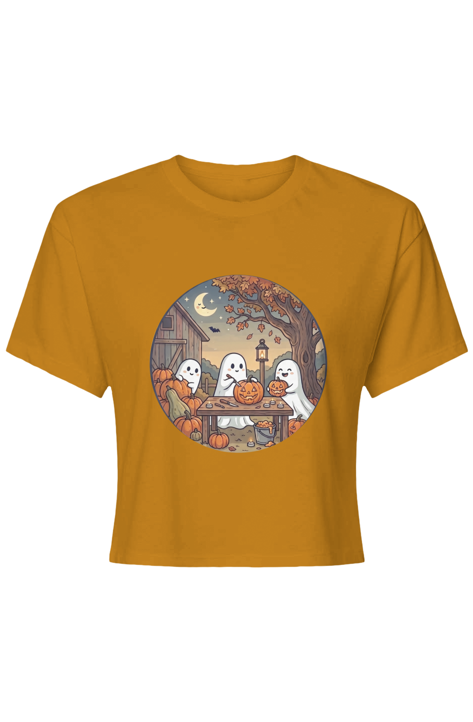 Pumpkin Carving Crop Top