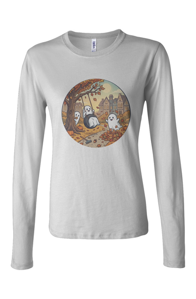 Tire Swing Ghosts Women's Long Sleeve T-Shirt