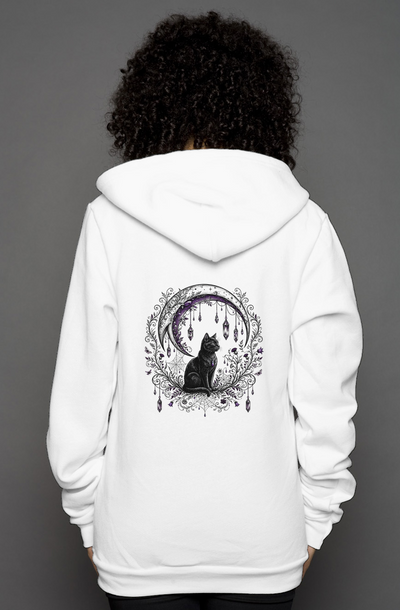 Witch's Familiar Unisex Zip Hoodie