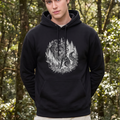 Fox in the Pines Unisex Hooded Sweatshirt