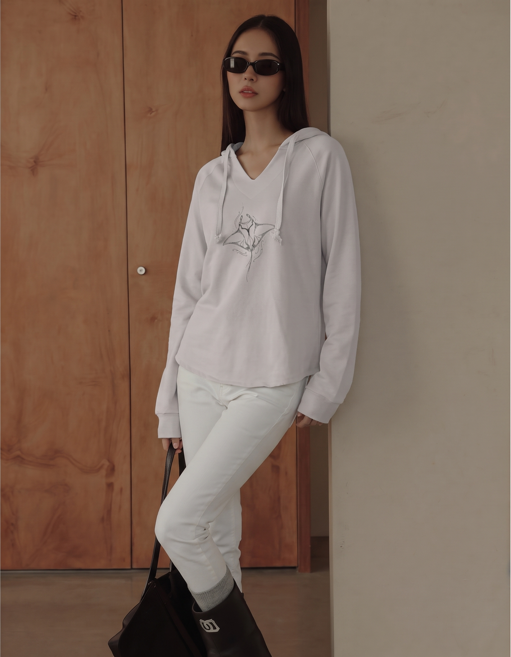 Moonlit Manta Women's Lightweight Hoodie