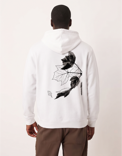 Botanical Shadows Zip-Up Hoodie