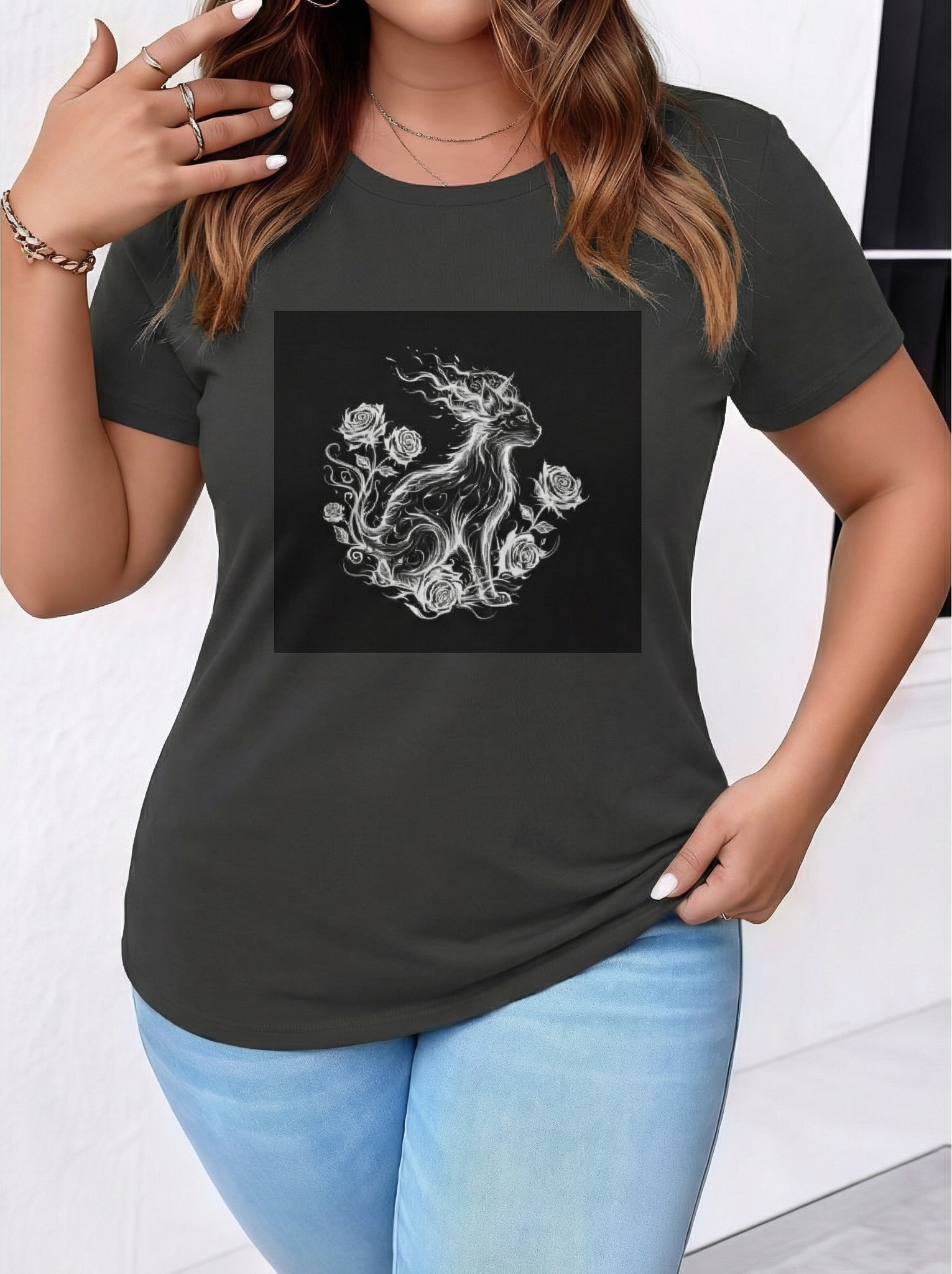 Brain Cat Women's T-Shirt